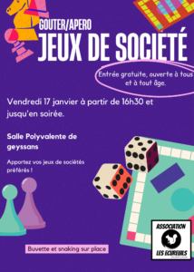 Goûter apéro jeux de société